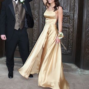 Gold Prom Dress